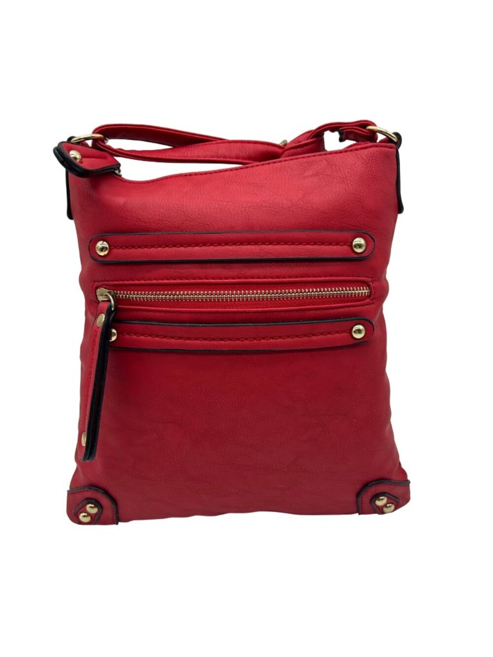 Scarleton Red Leather Large Shoulder Bag